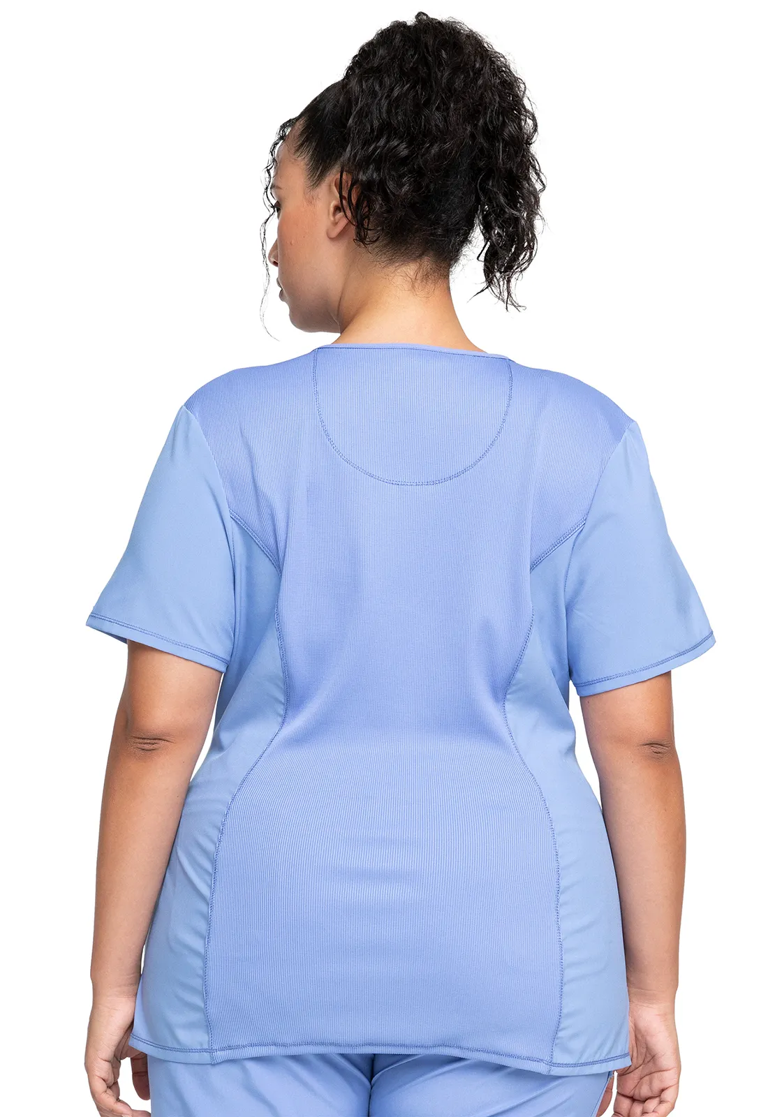 Scrub Top - Cherokee Infinity Women's Round Neck Top - Ciel, 2624A