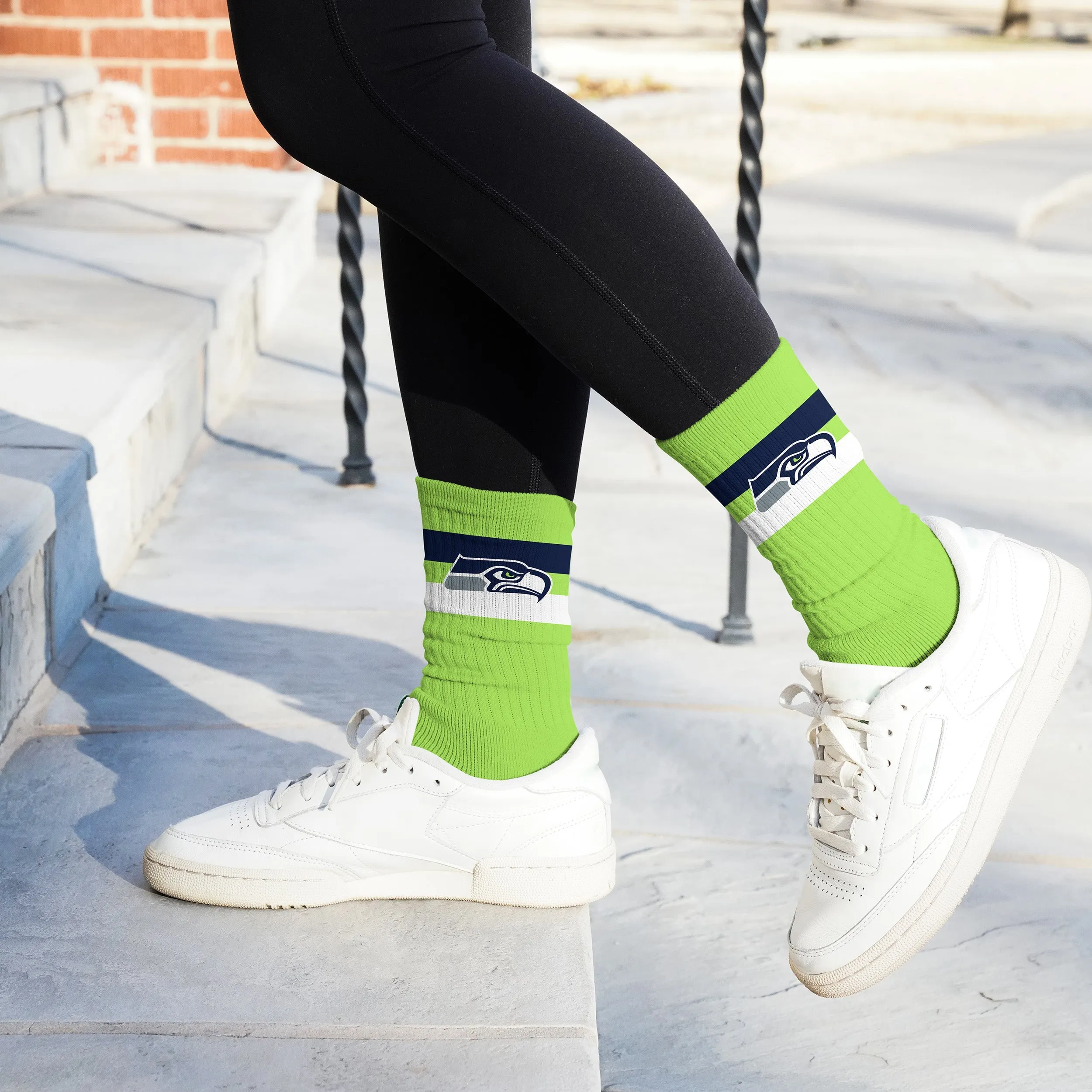 Seattle Seahawks Legend Premium Crew Socks