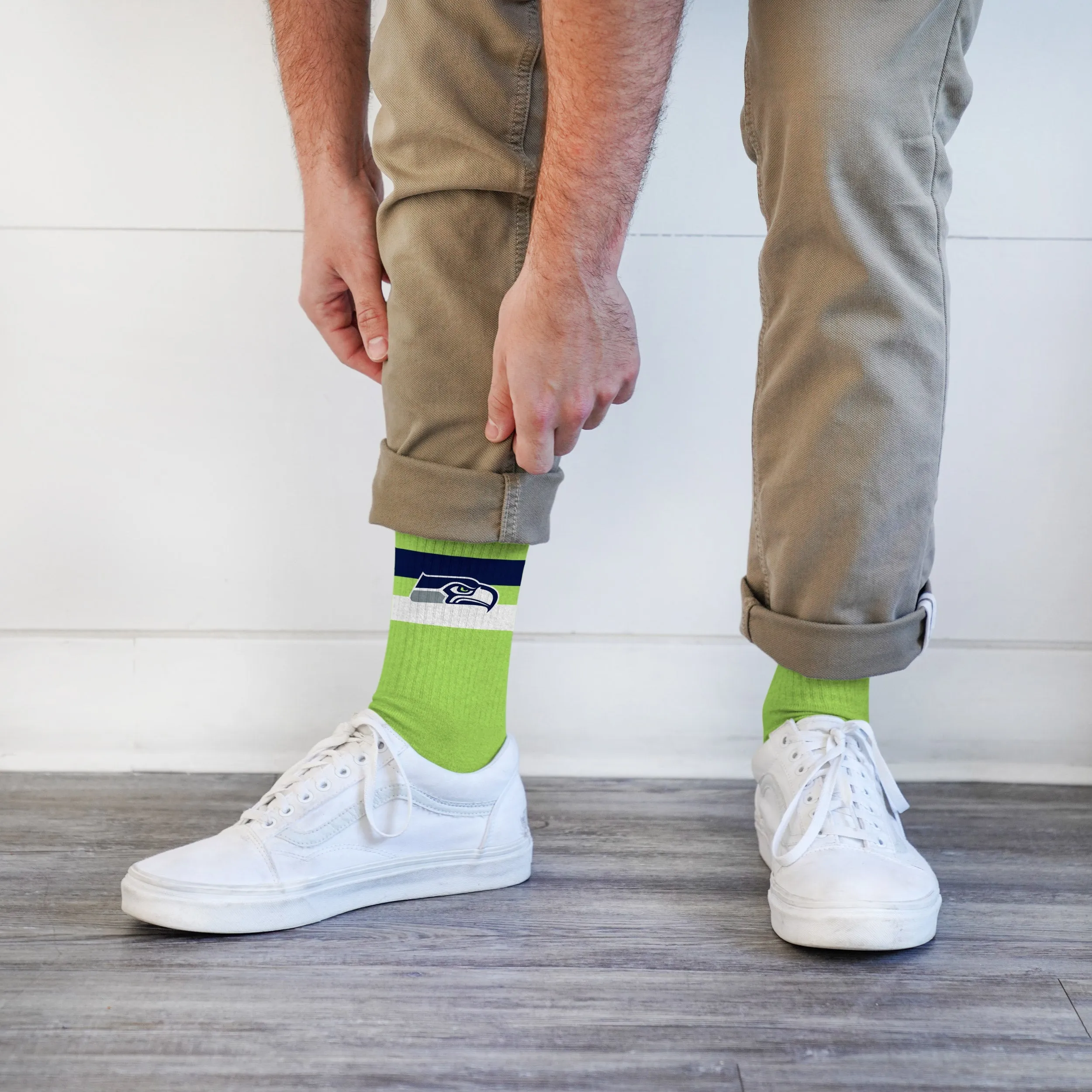 Seattle Seahawks Legend Premium Crew Socks