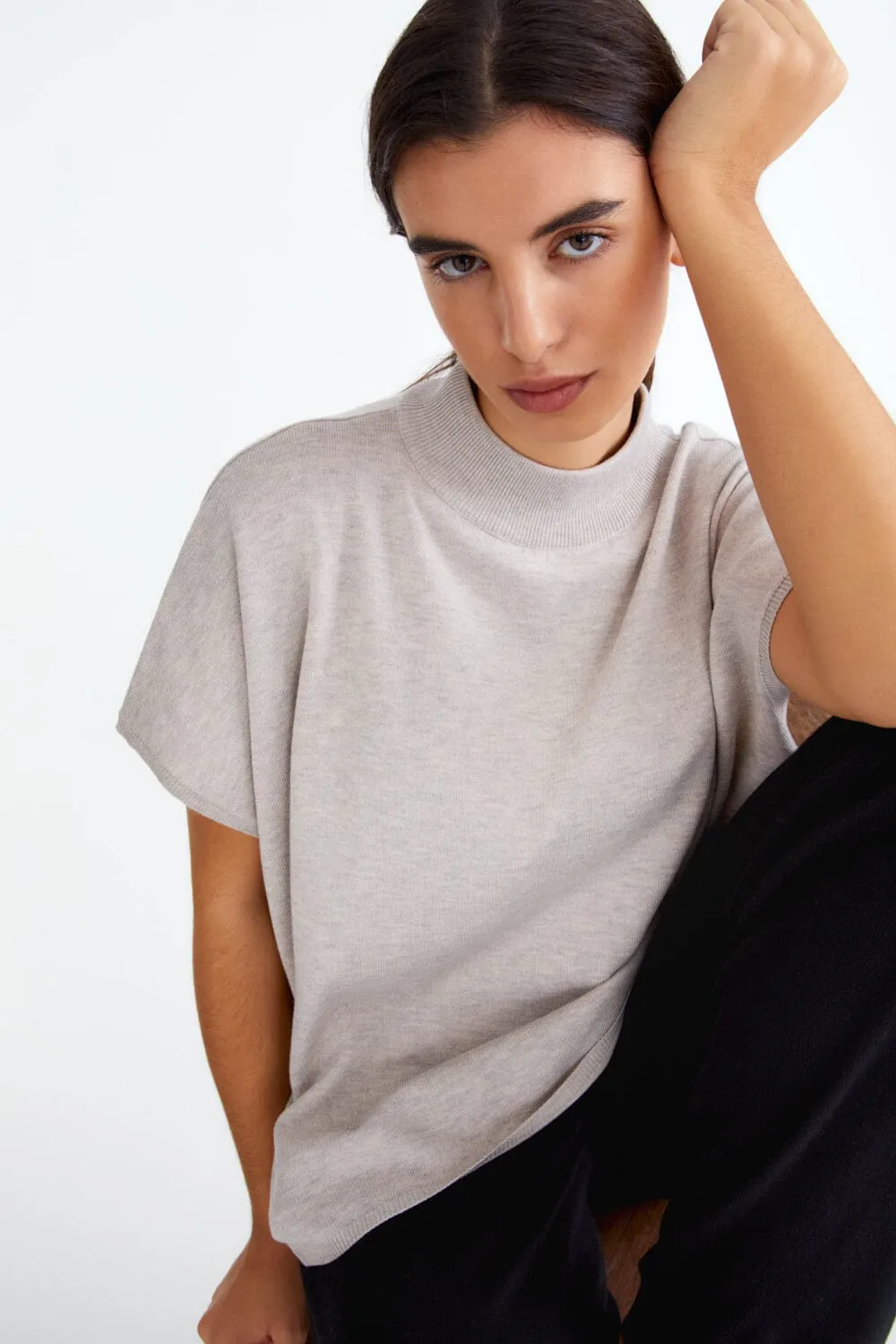 Semi Polo Knit Top