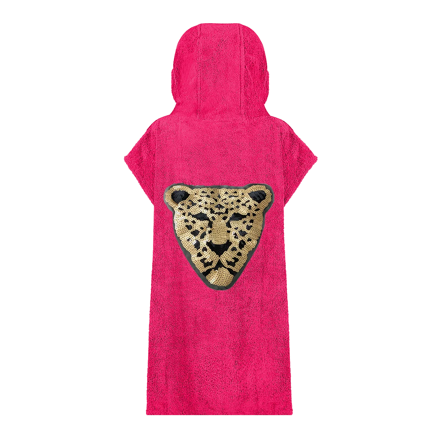 Sequin Leopard Beach Robe
