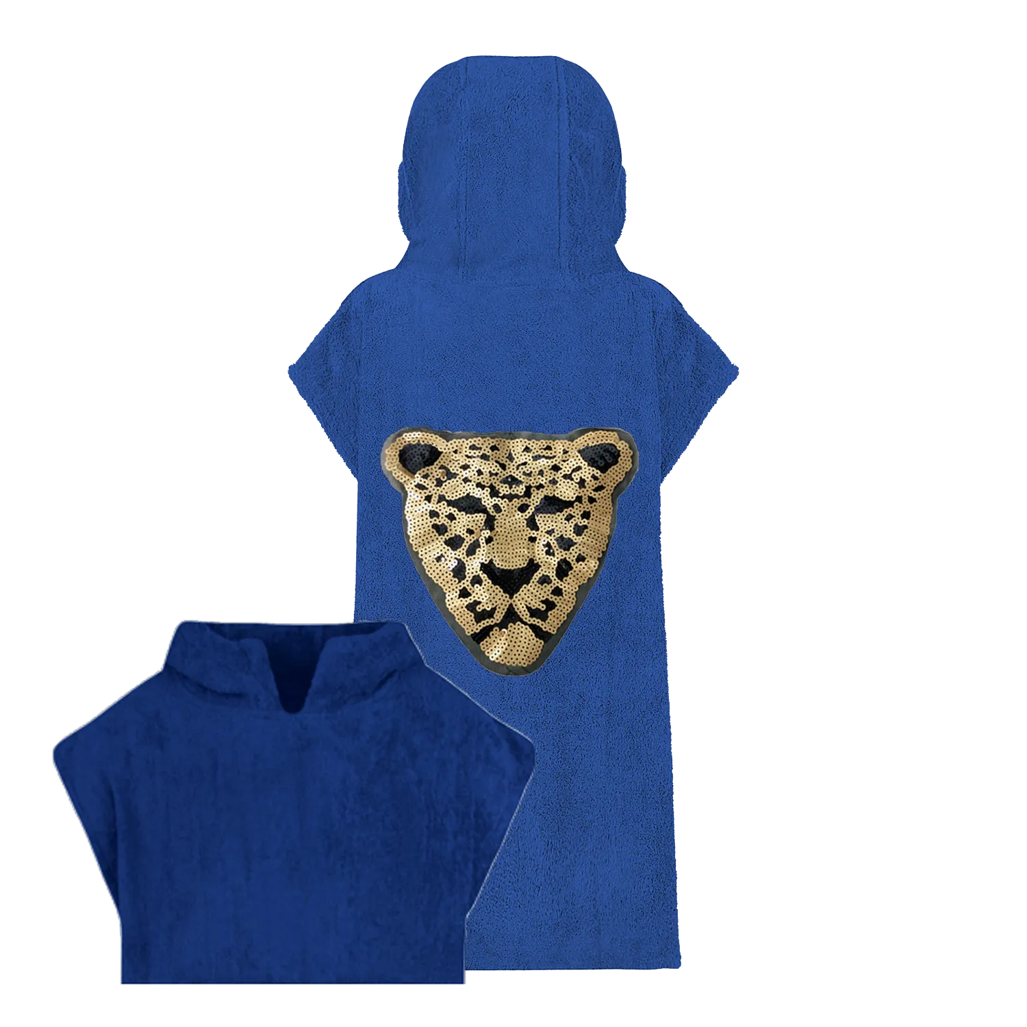 Sequin Leopard Beach Robe