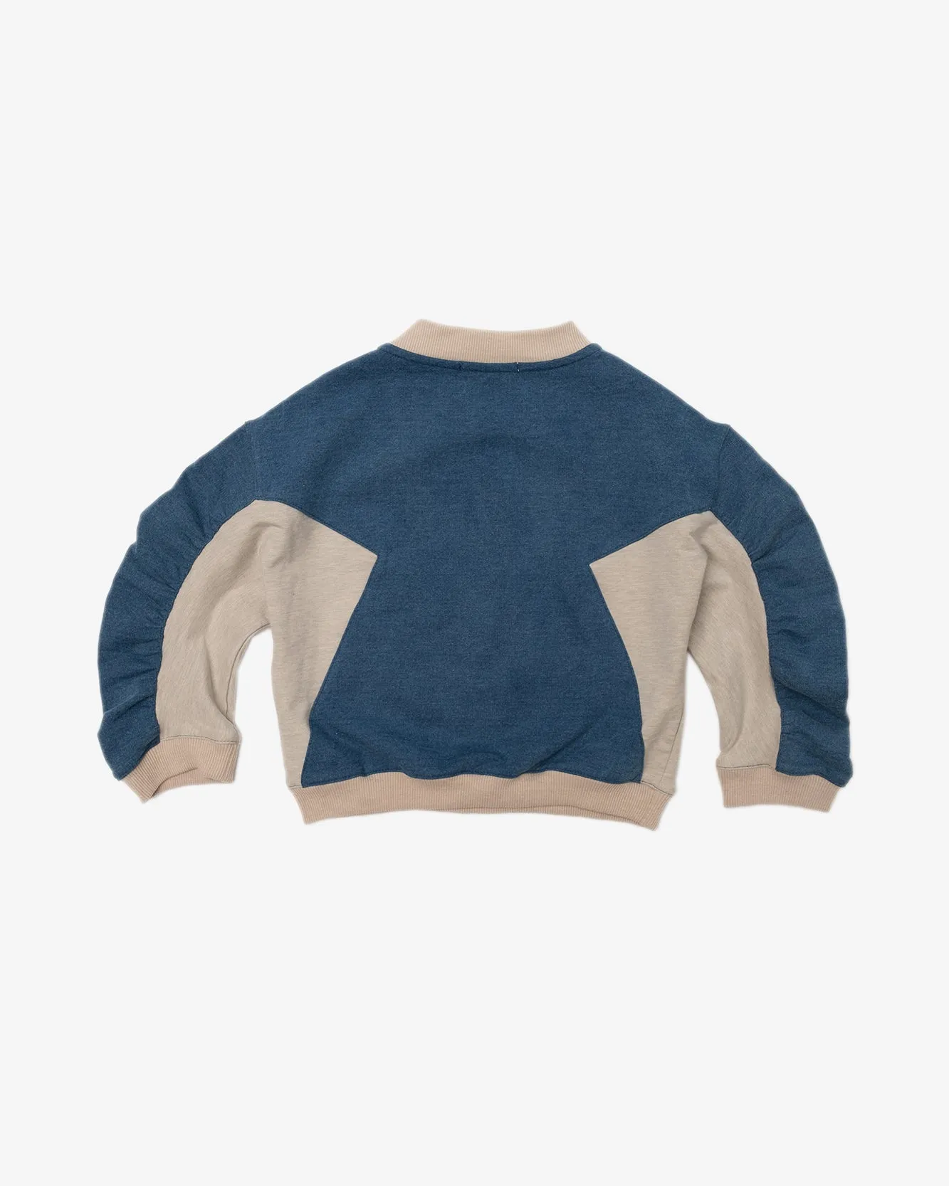 Shirred Batwing Sweatshirt