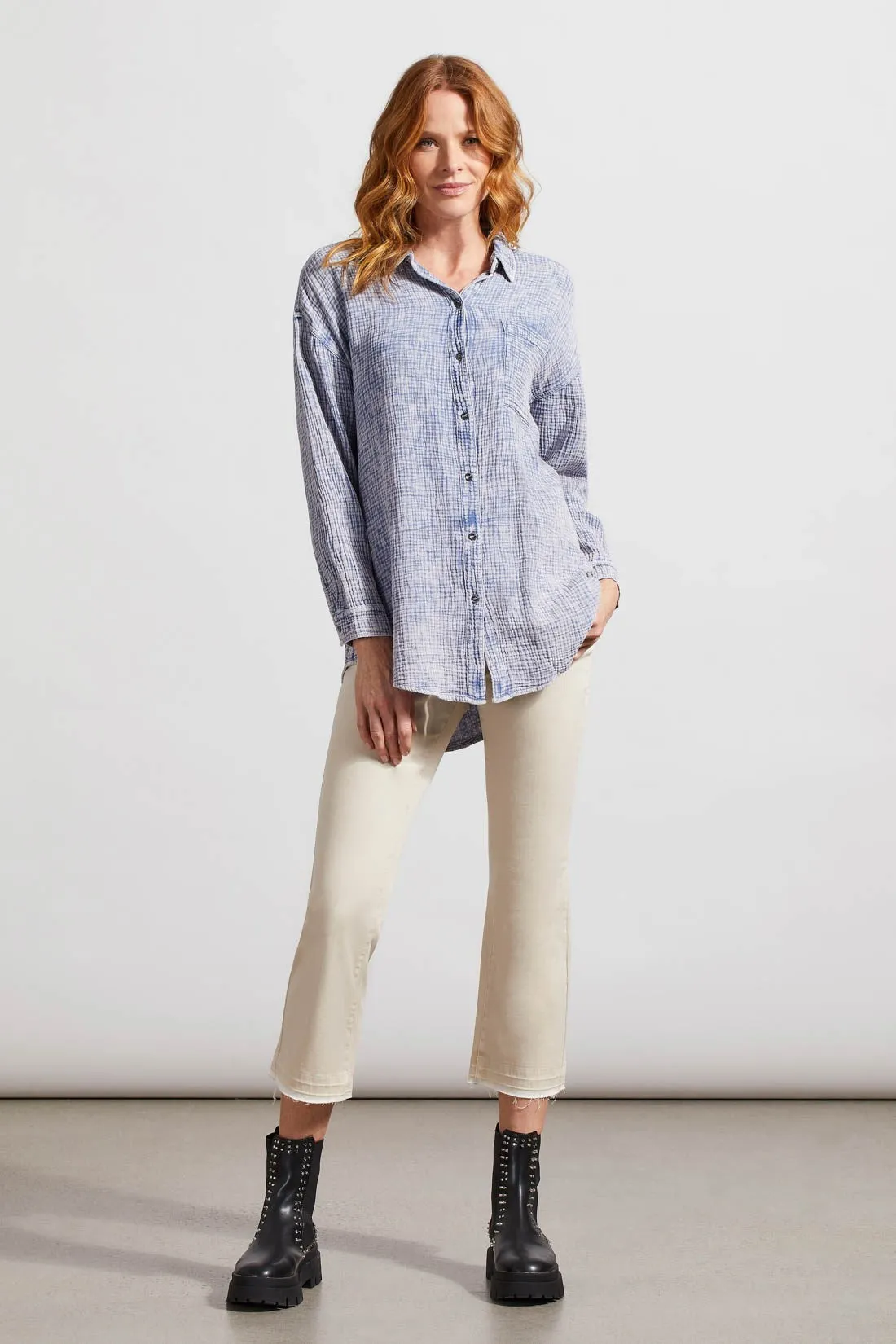 Shirt Tail Button Down Shirt
