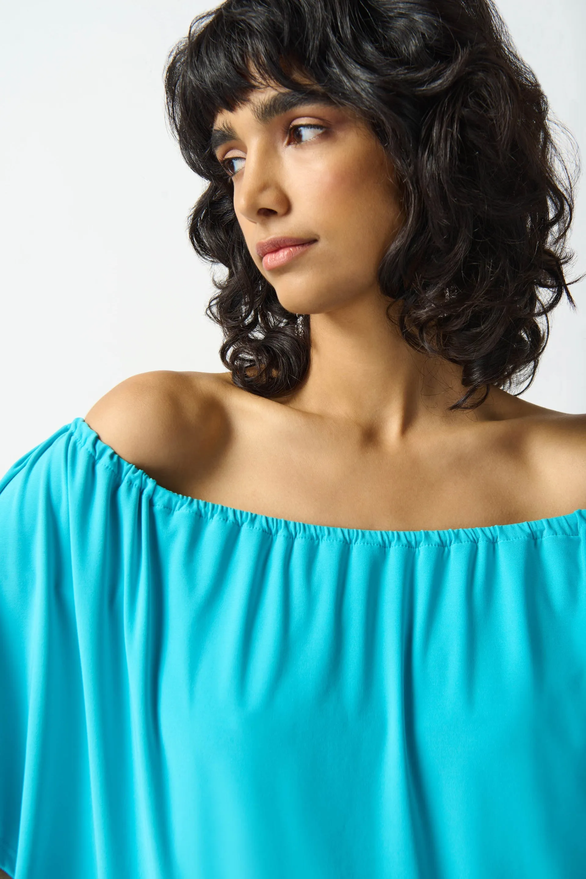 SILKY KNIT LAYERED TOP