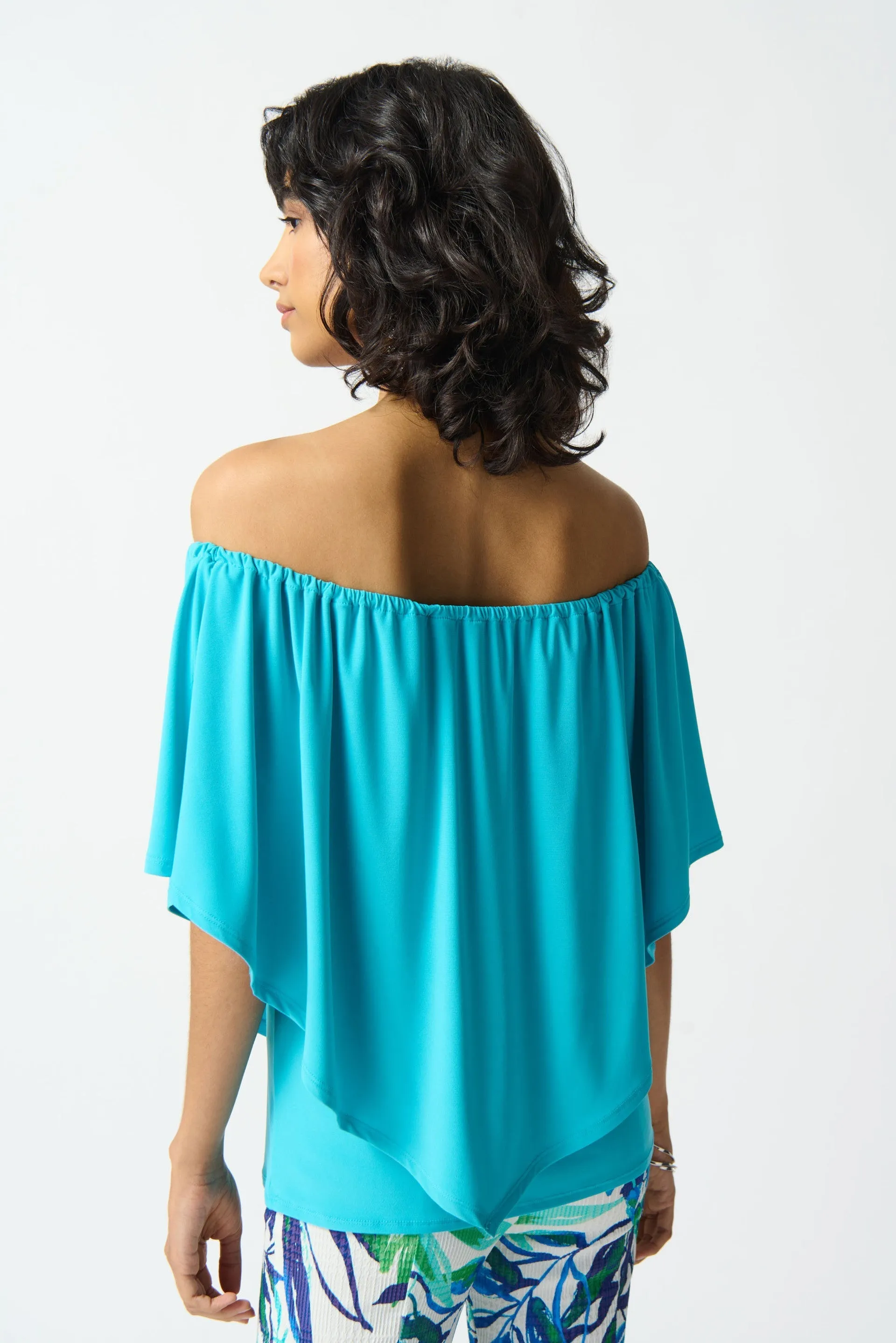 SILKY KNIT LAYERED TOP