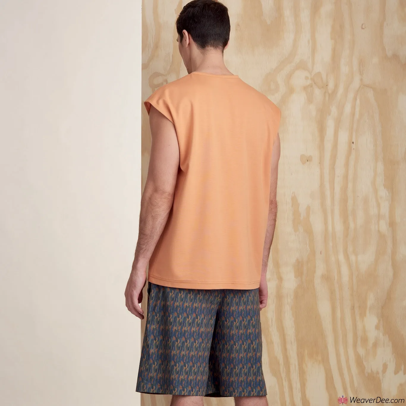 Simplicity Pattern S9314 Men's Knit Top & Shorts