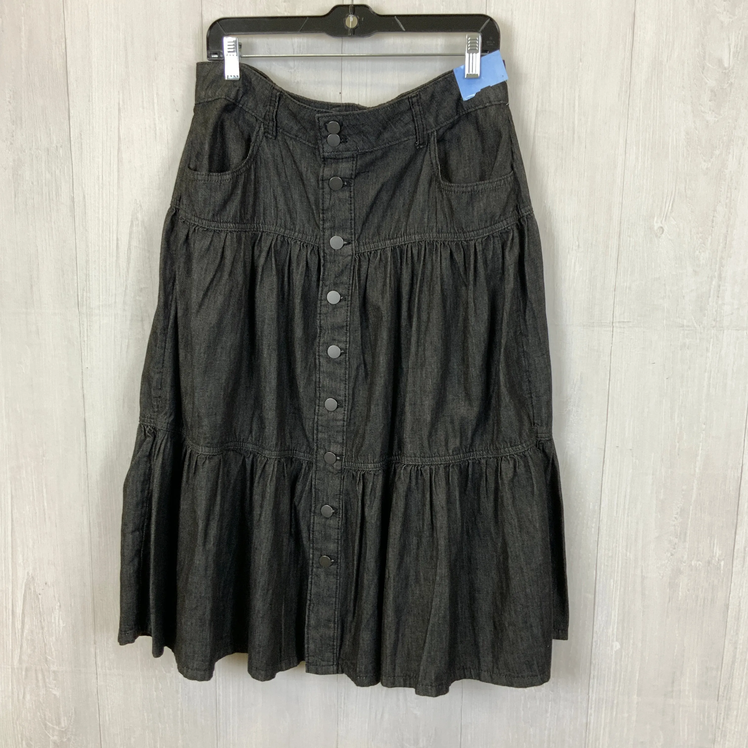 Skirt Maxi By Time And Tru In Grey, Size: 12