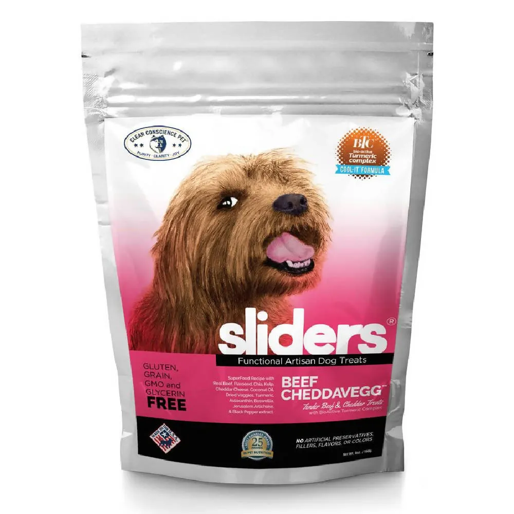 Sliders® Beef Cheddavegg™ Functional Artisan Dog Treats