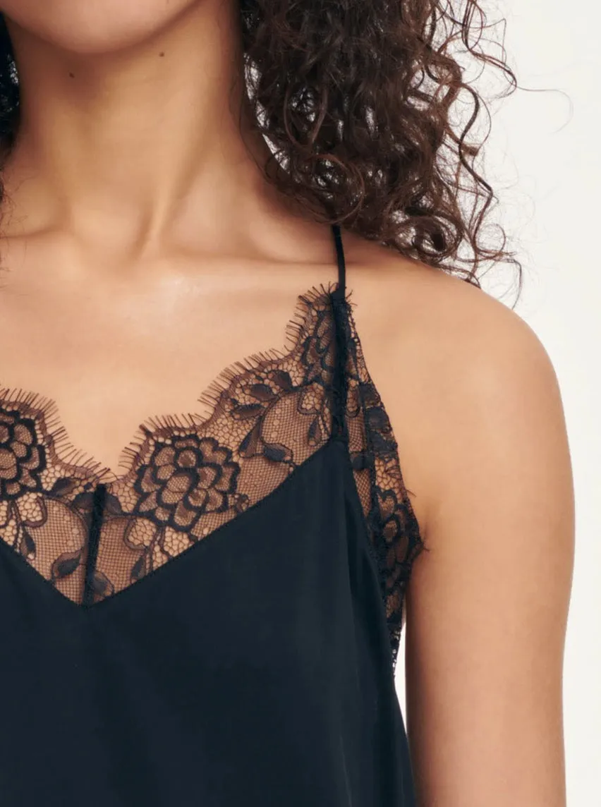 SLIPIN TOP | BLACK