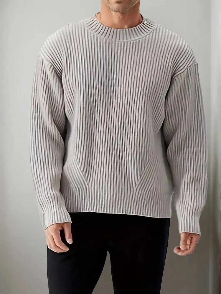 Smart Casual Minimalist Knit Pullover