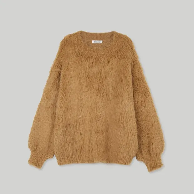 SOFT FEATHER KNIT TOP
