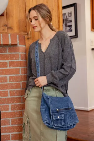 SPLIT NECK LONG EXTENDED SLEEVE RAGLAN KNIT TOP
