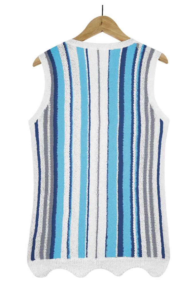 Striped Knit Tank Top