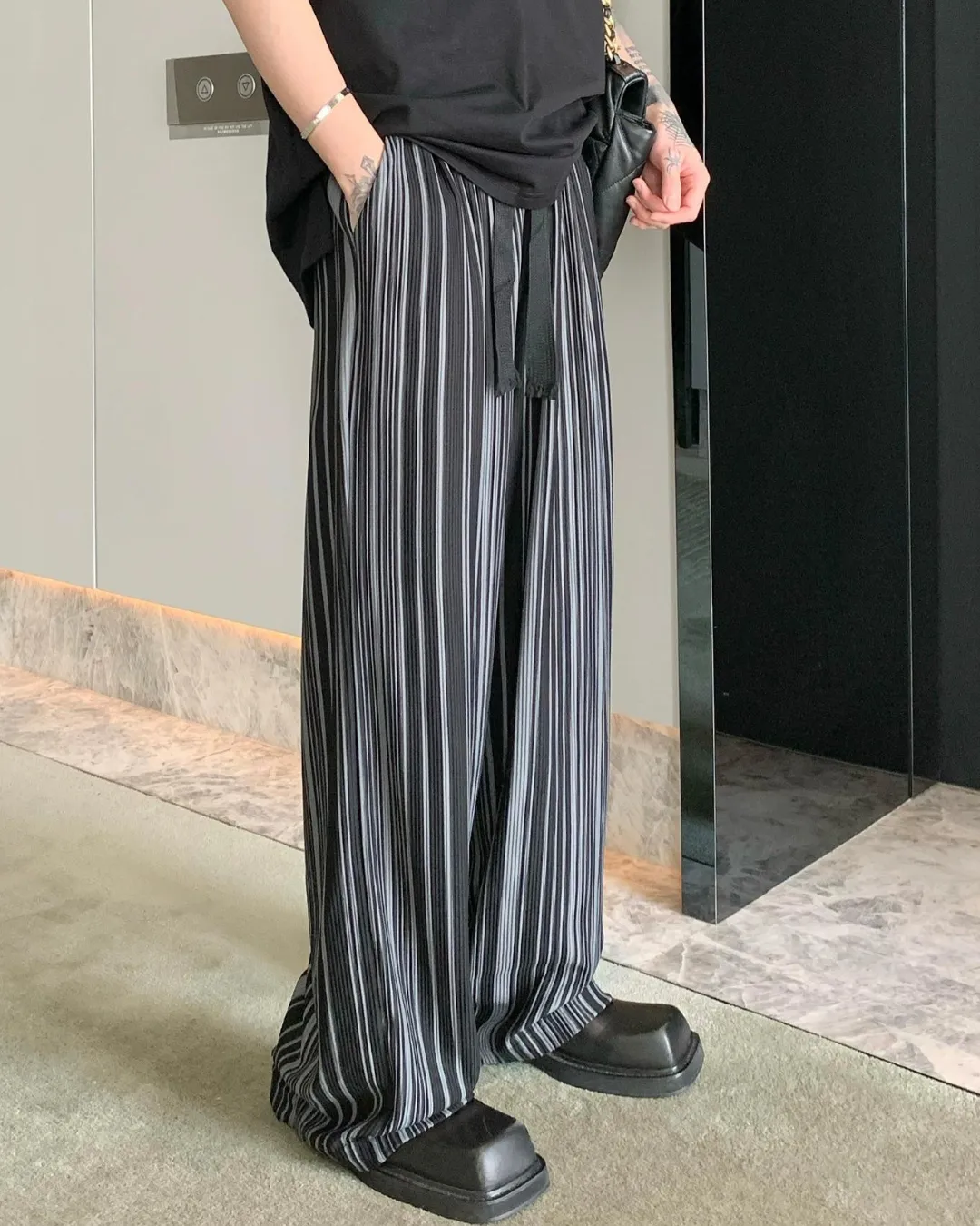 Striped Loose Summer Drape Pants CBJ0026