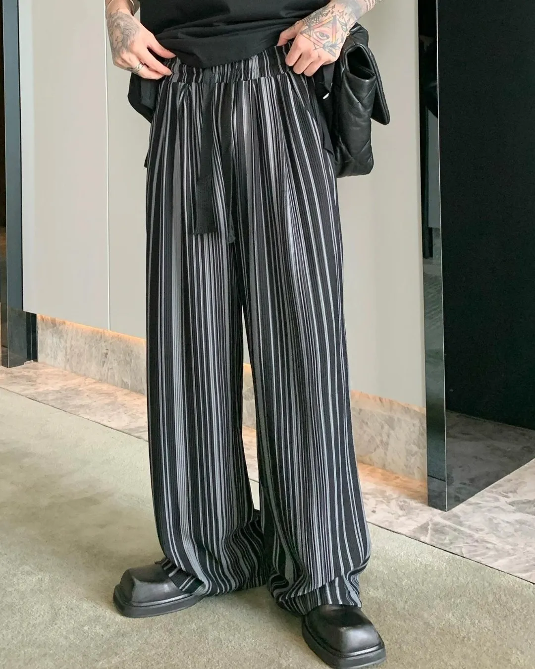 Striped Loose Summer Drape Pants CBJ0026