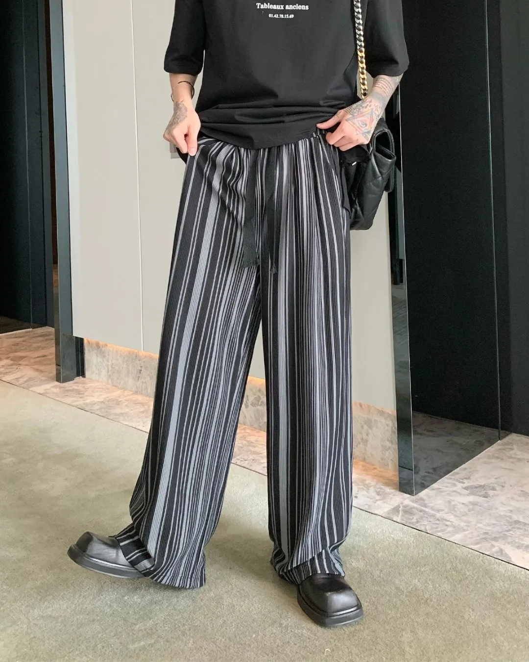 Striped Loose Summer Drape Pants CBJ0026