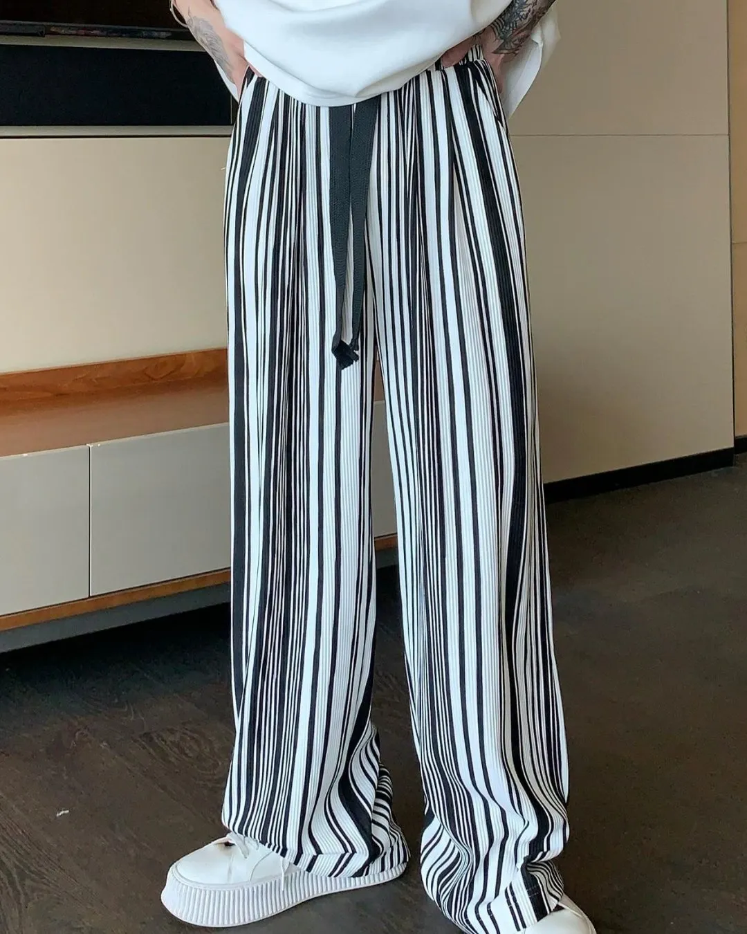 Striped Loose Summer Drape Pants CBJ0026
