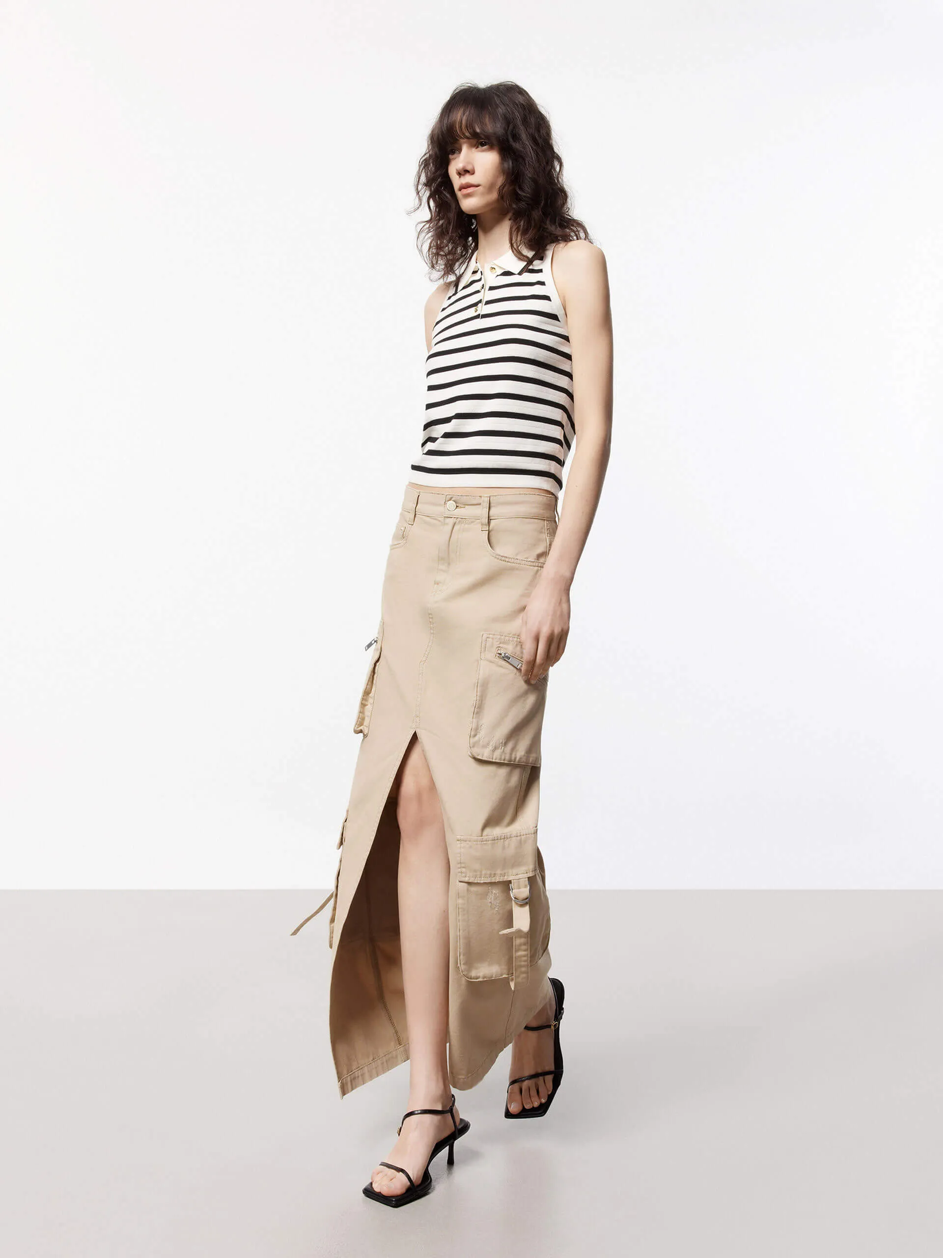 Striped Pattern Knit Top