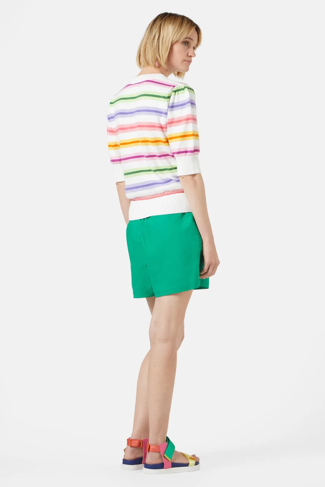 Stripey Crayon Knit Top