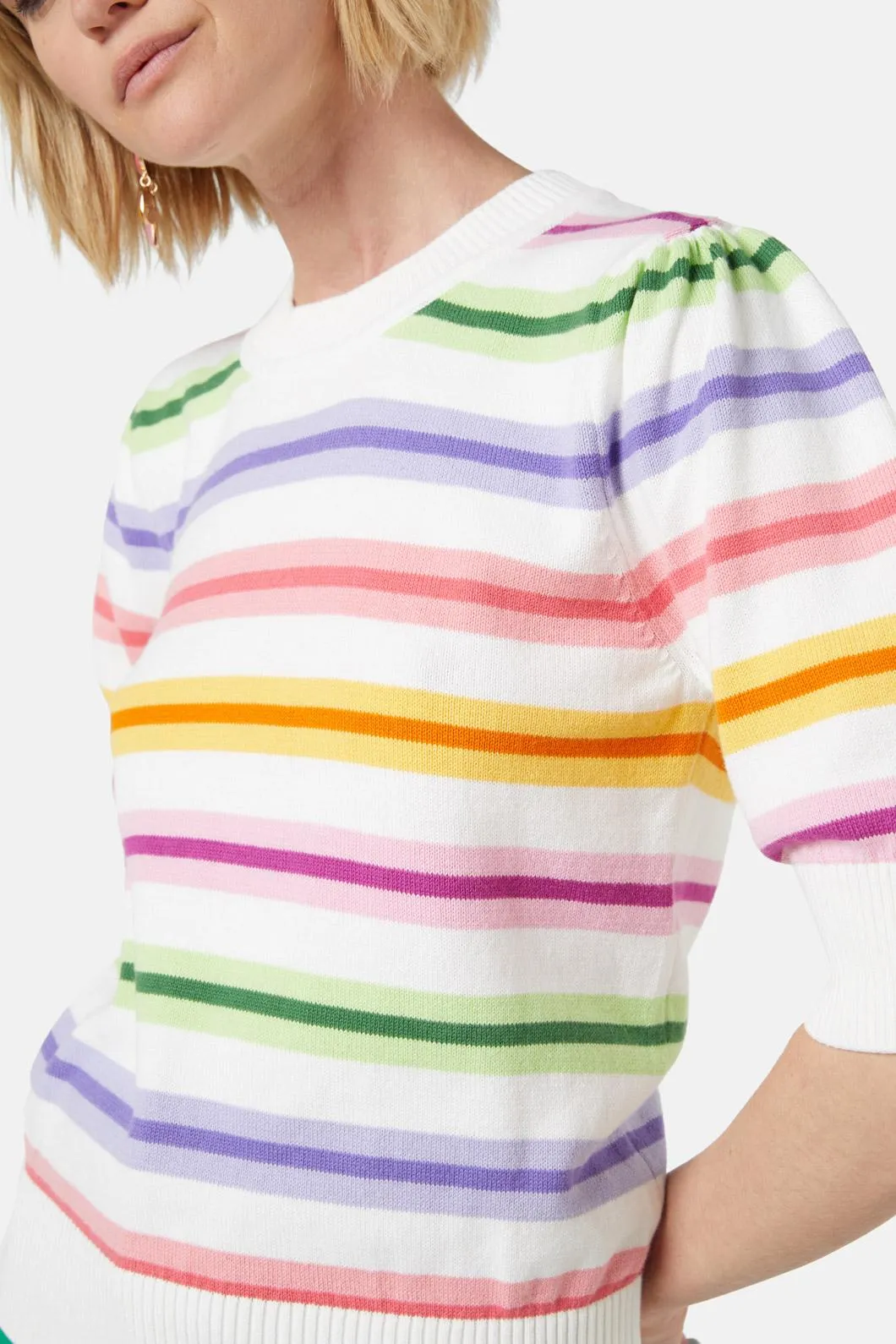 Stripey Crayon Knit Top