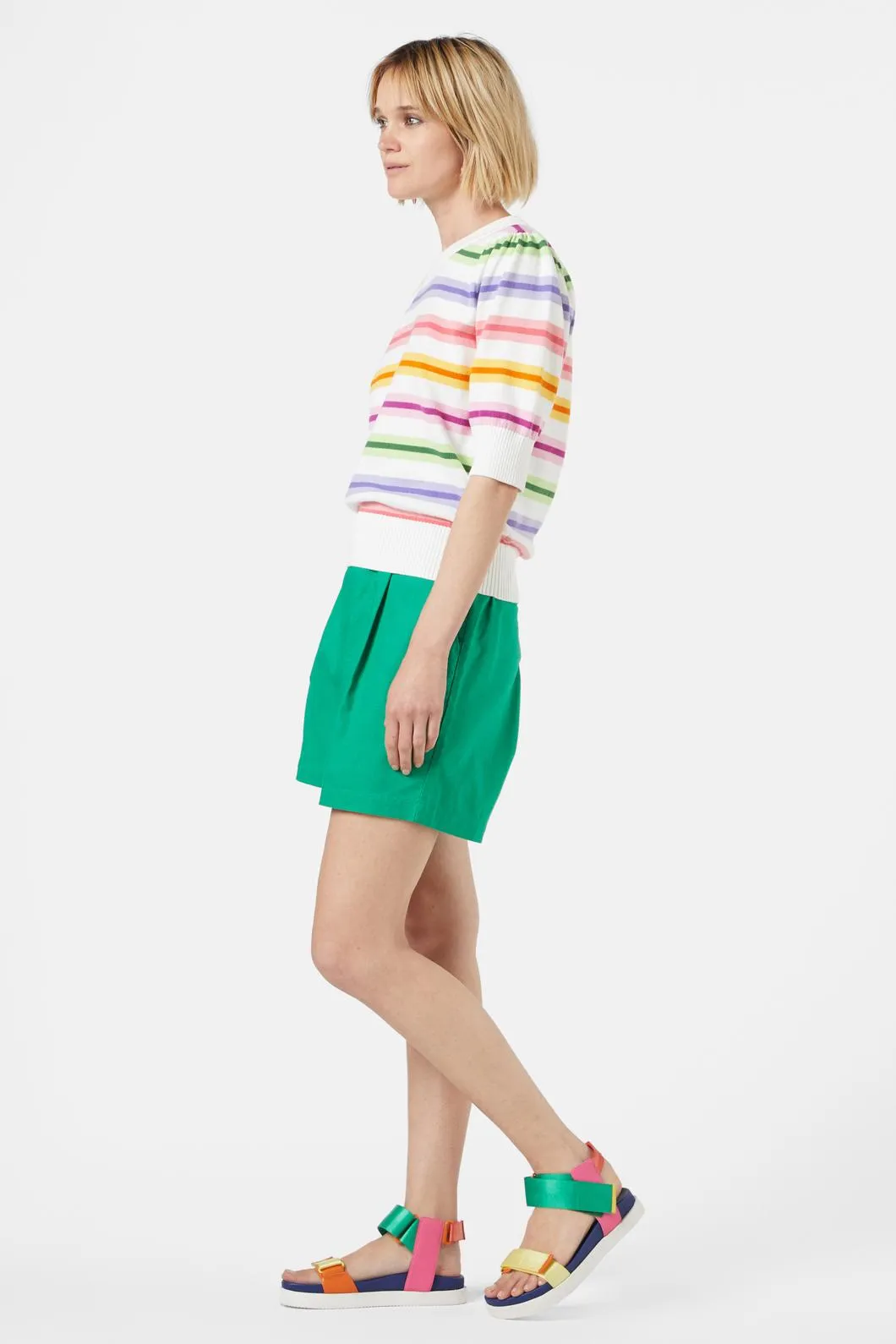 Stripey Crayon Knit Top