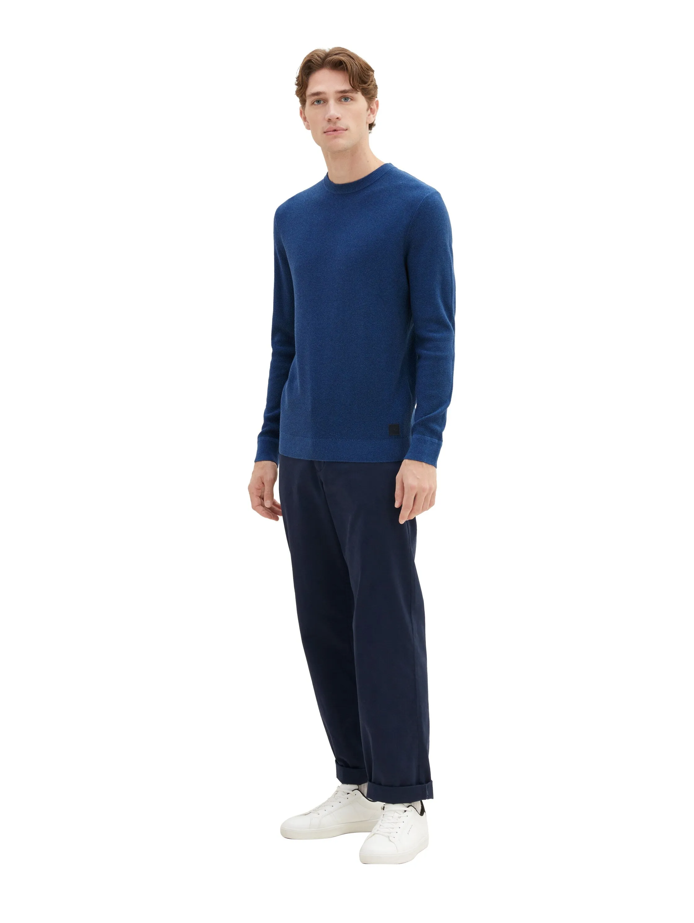 STRUCTURED CREWNECK KNIT