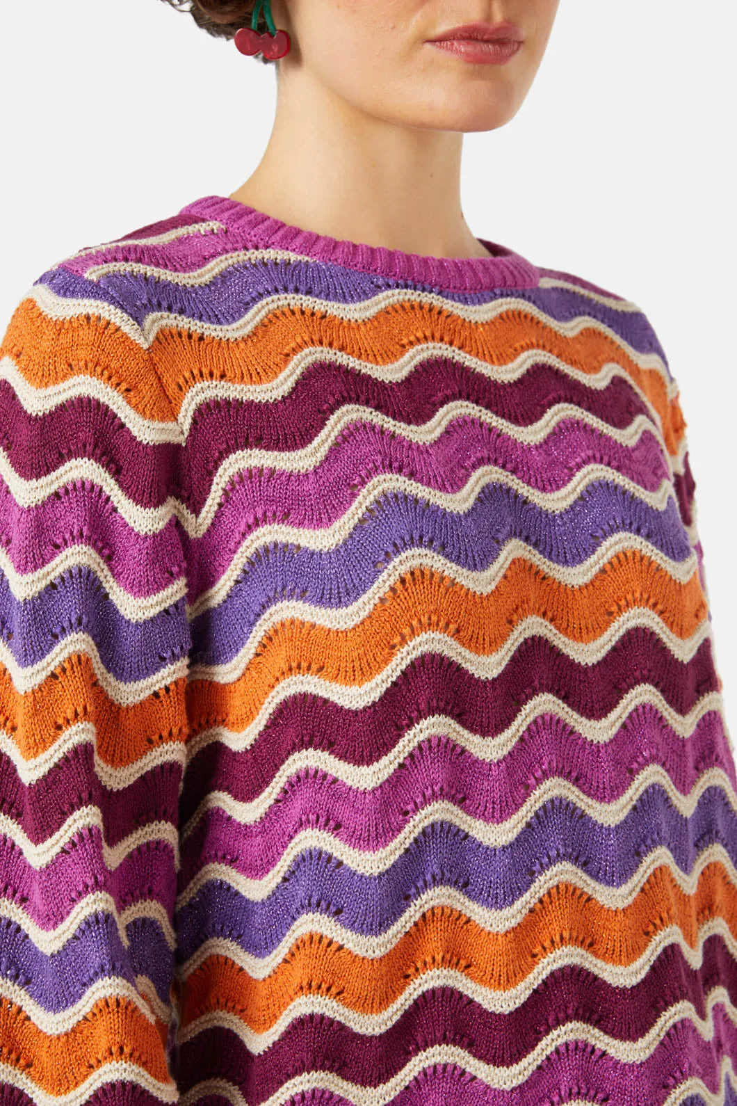 Sunset Waves Knit Top