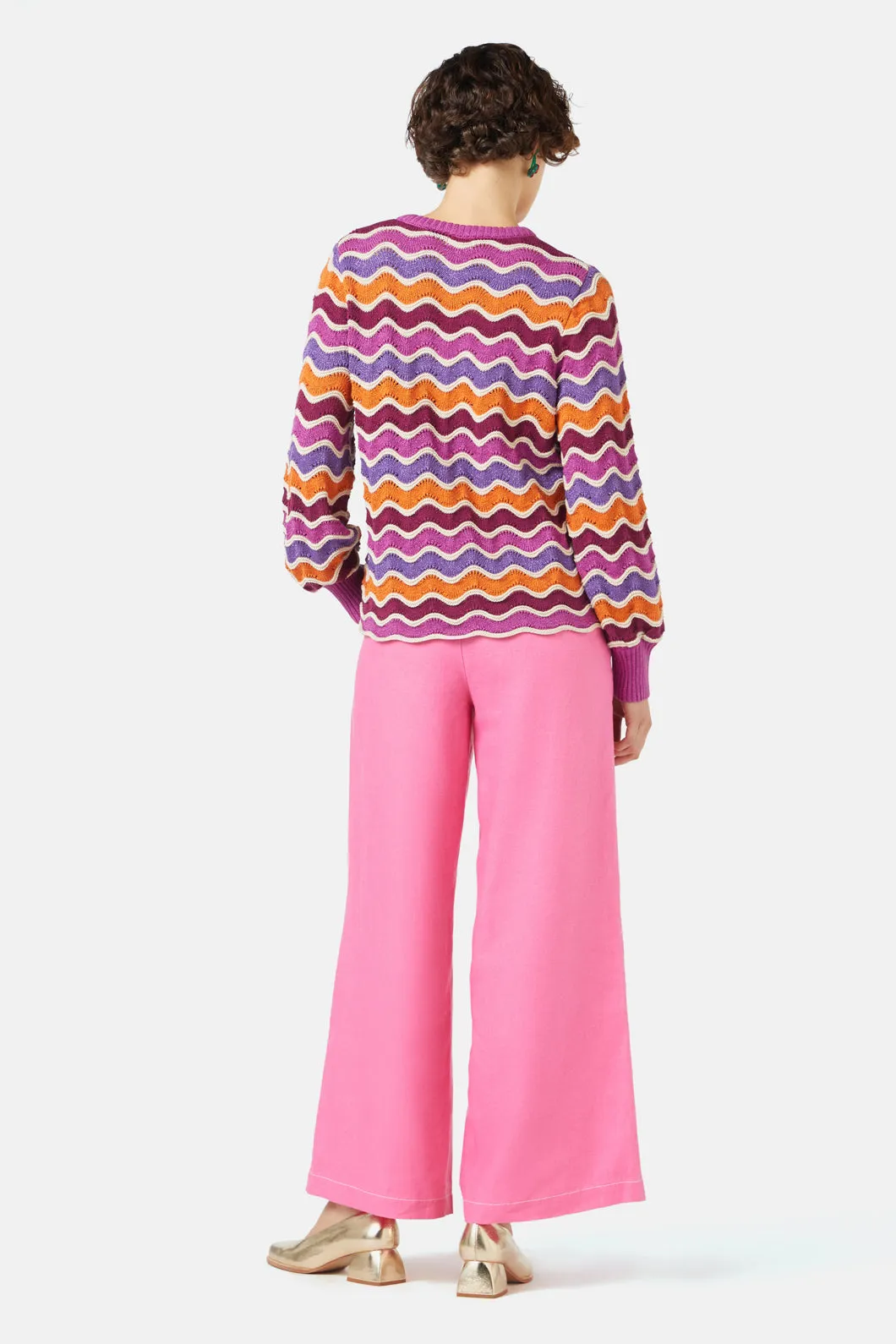 Sunset Waves Knit Top