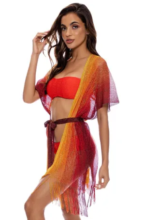 Sunshine Addict Short Caftan