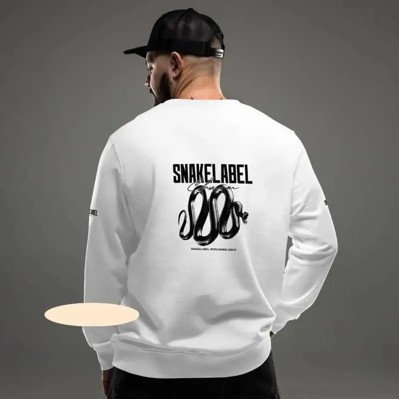 Sustainable Snake Organic Sweatshirt | 80% Organic Cotton | Cozy French Terry |