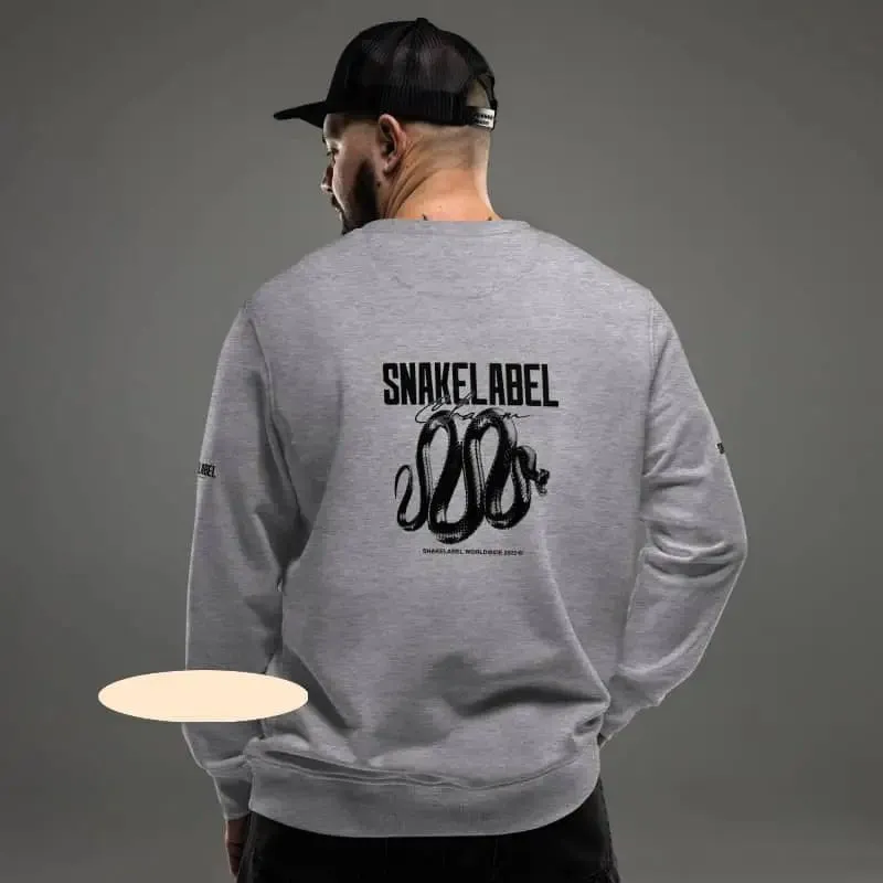 Sustainable Snake Organic Sweatshirt | 80% Organic Cotton | Cozy French Terry |