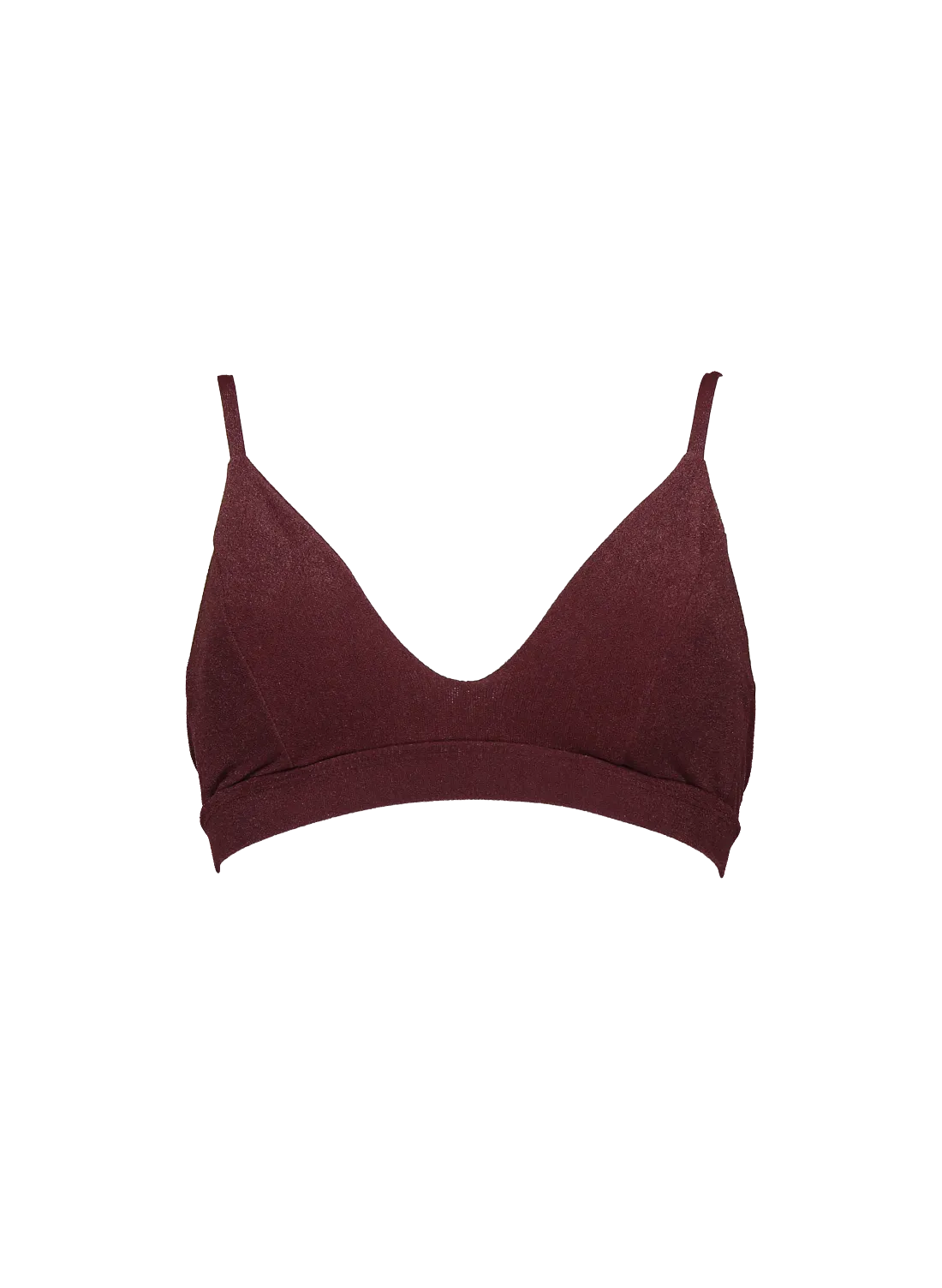 sustainable swimwear top ollie wine