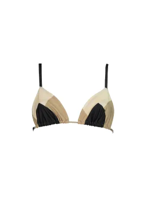 sustainable swimwear top triangle mountains