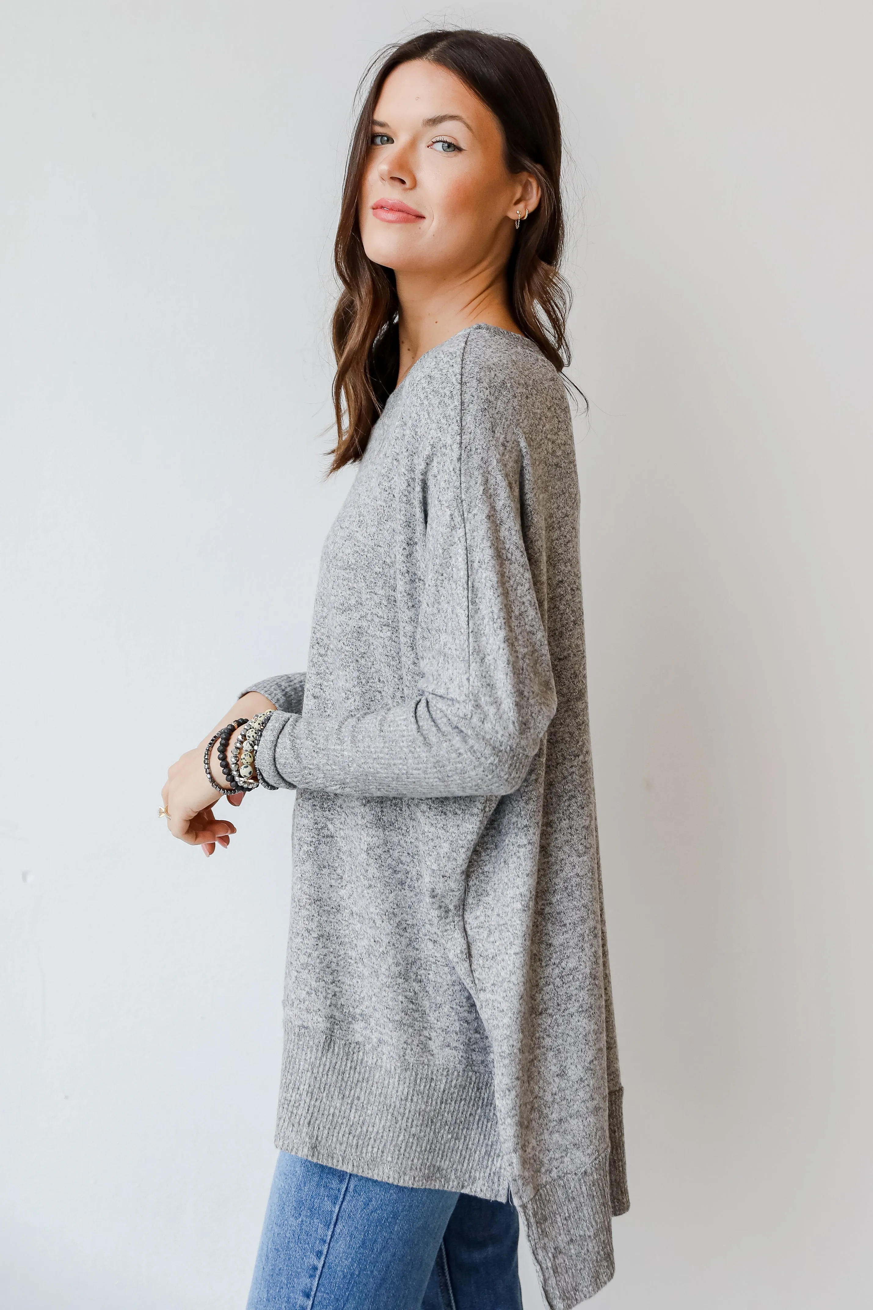 Sweet Serenity Brushed Knit Top