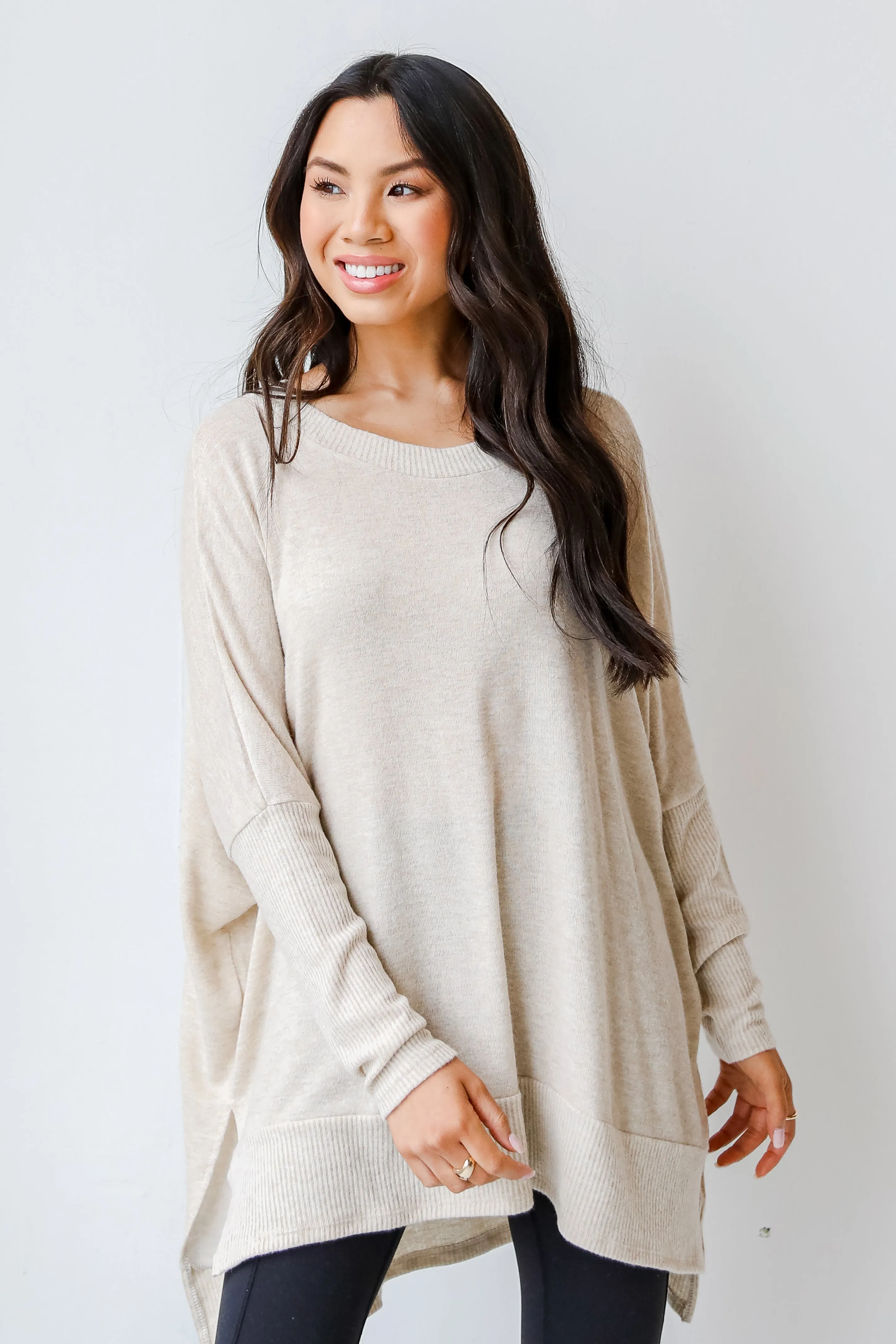 Sweet Serenity Brushed Knit Top