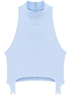 Tech Jersey Suspenders Tank Top
