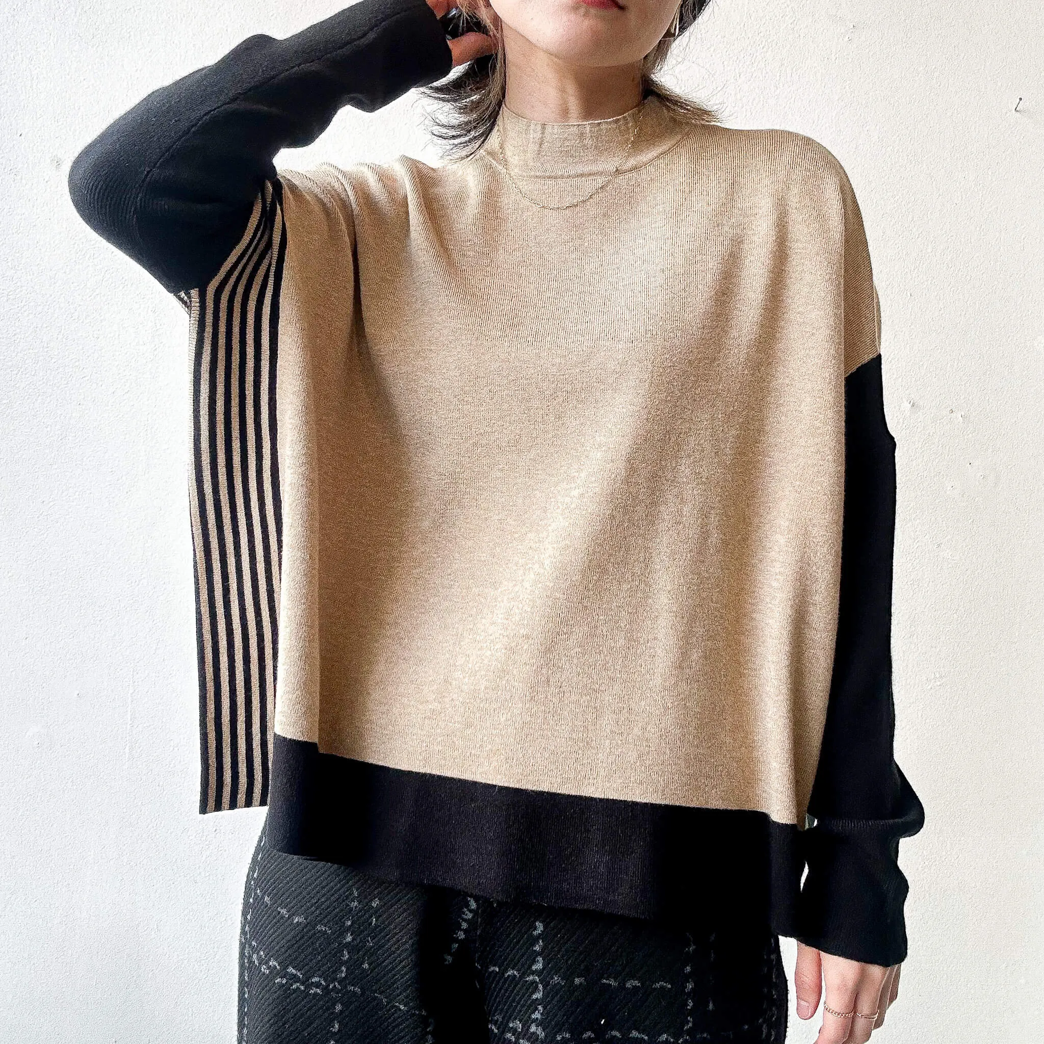 terrace | Square Knit Pullover