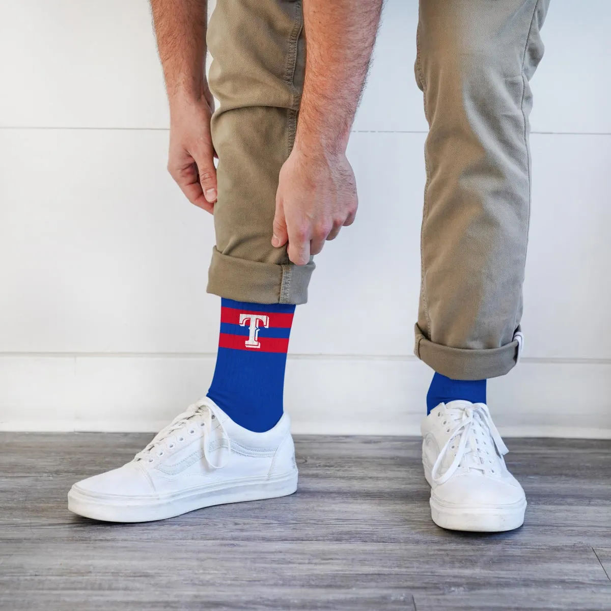 Texas Rangers Legend Premium Crew Socks