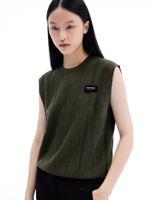 Textured Knit Tank Top