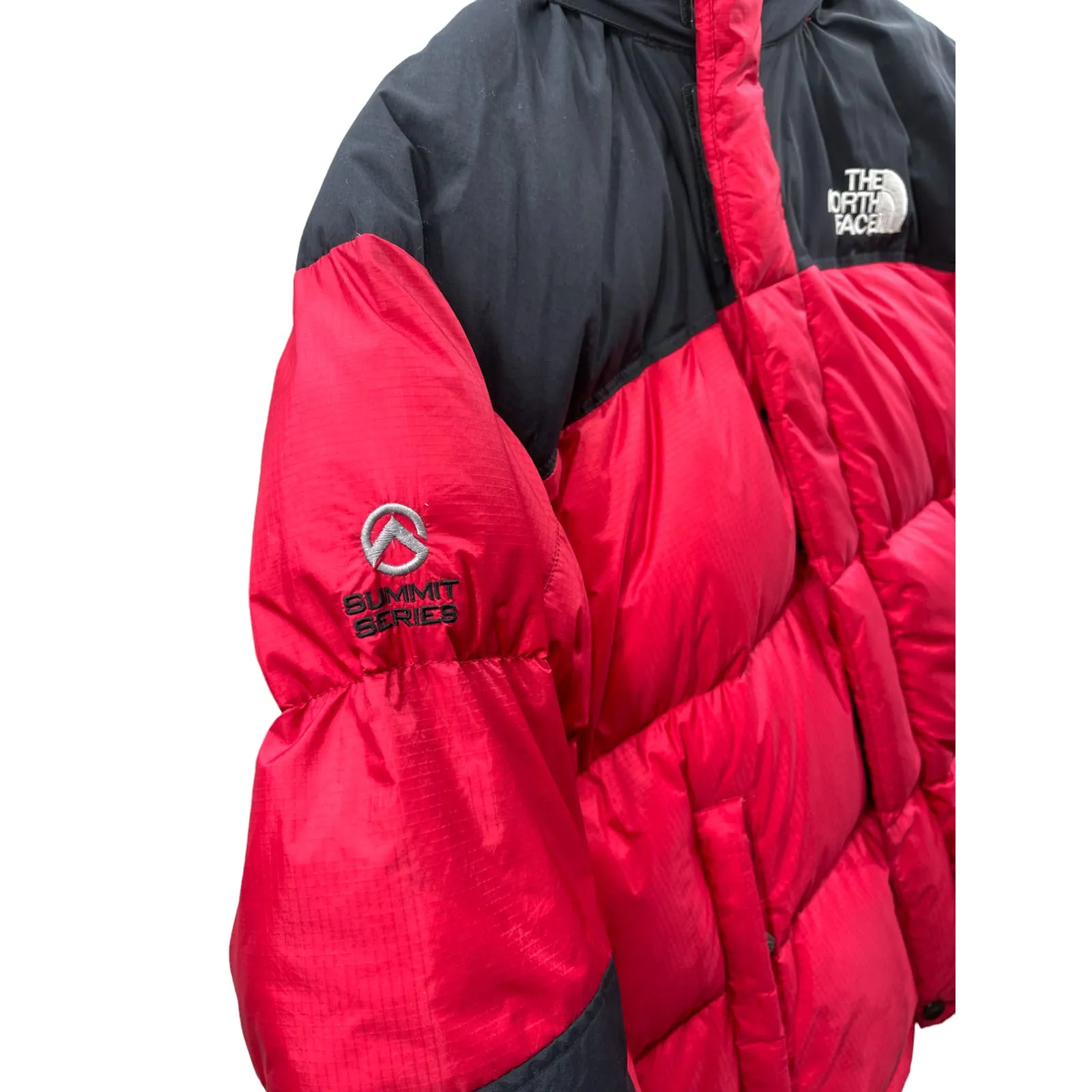 The North Face Men's Summit Series Windstopper 700 Red Down Puffer Jacket