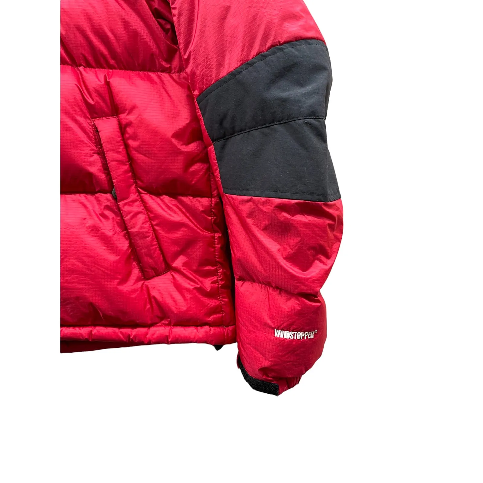 The North Face Men's Summit Series Windstopper 700 Red Down Puffer Jacket