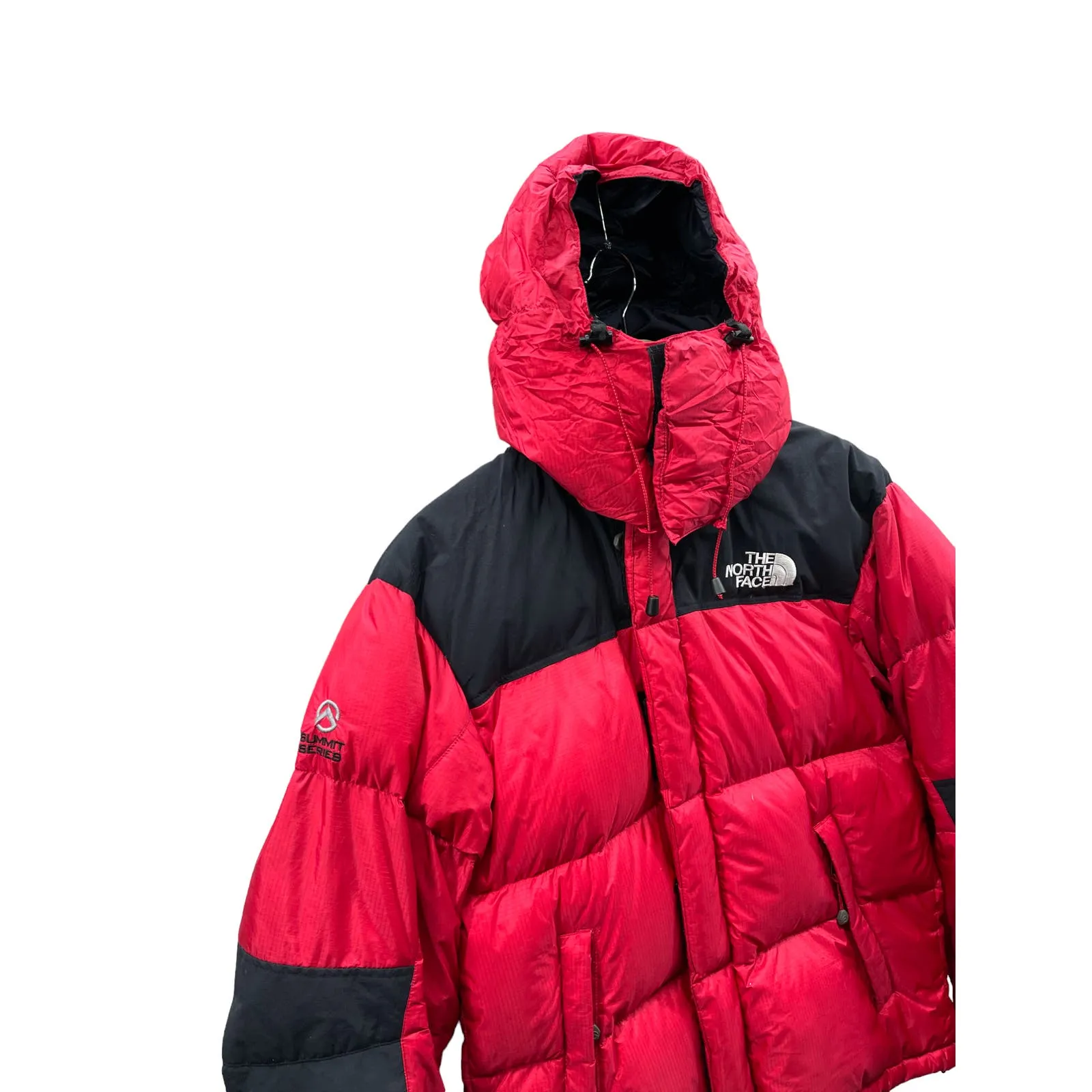 The North Face Men's Summit Series Windstopper 700 Red Down Puffer Jacket