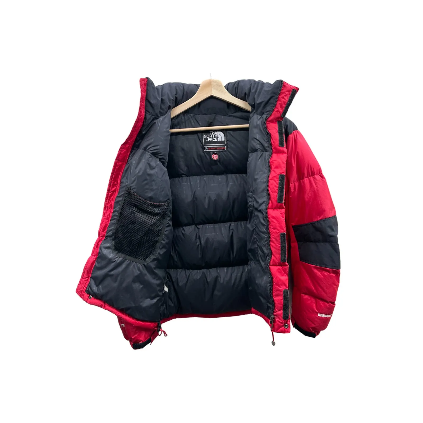 The North Face Men's Summit Series Windstopper 700 Red Down Puffer Jacket