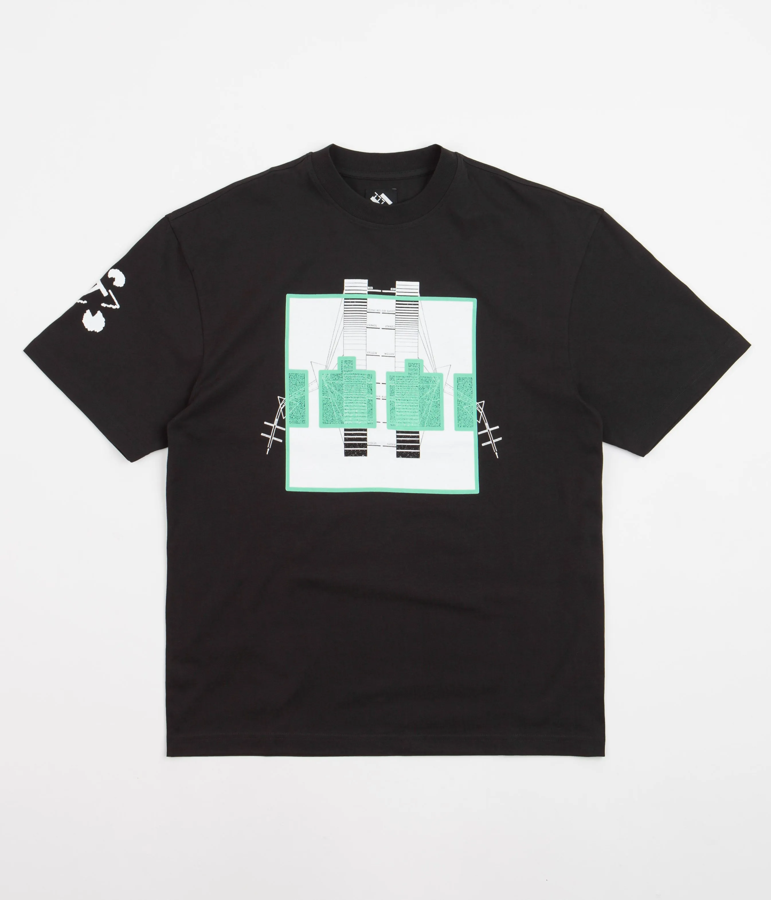 The Trilogy Tapes Spectrum Block Filter T-Shirt - Black
