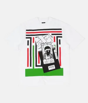 The Trilogy Tapes Stripes Strip T-Shirt - White