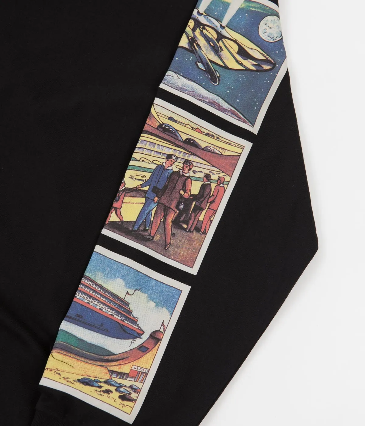 The Trilogy Tapes Transport Long Sleeve T-Shirt - Black