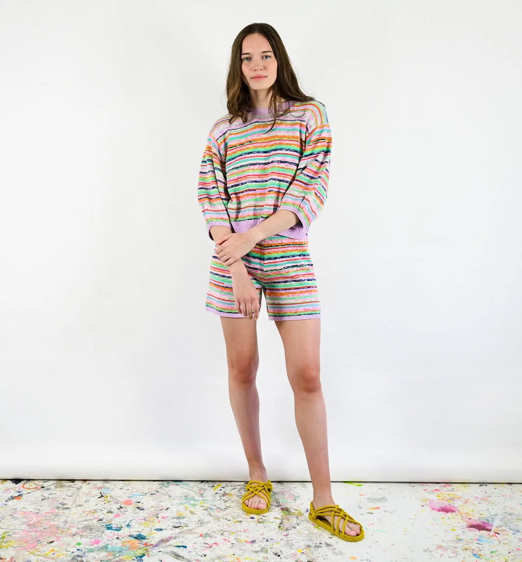 The Velo Shorty, Messy Stripe Multi