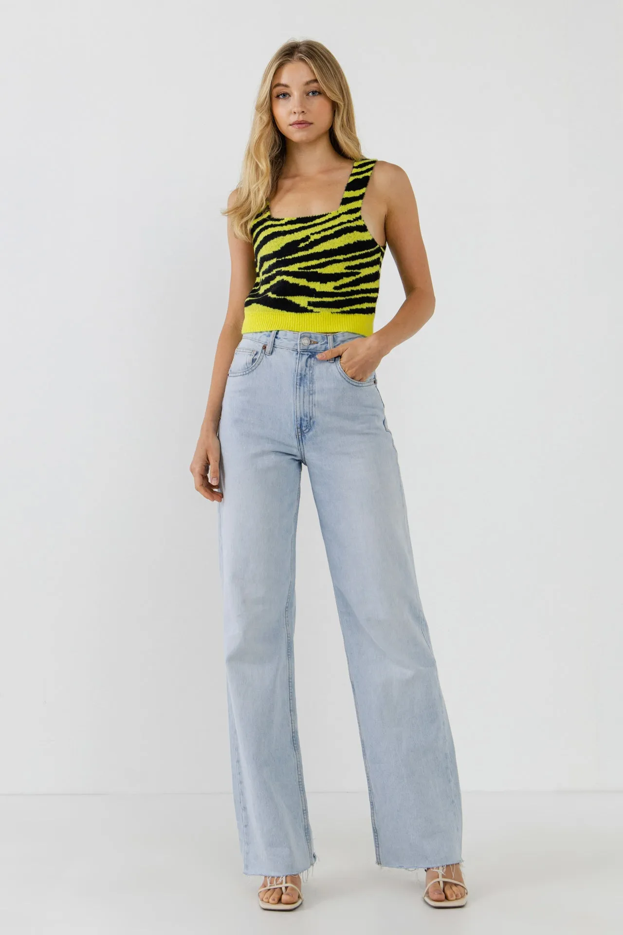 Tiger Knit Tank Top