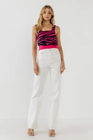 Tiger Knit Tank Top